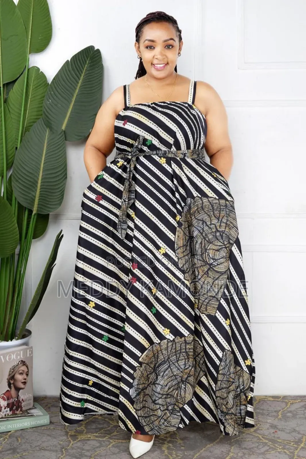 Printed Long Dress