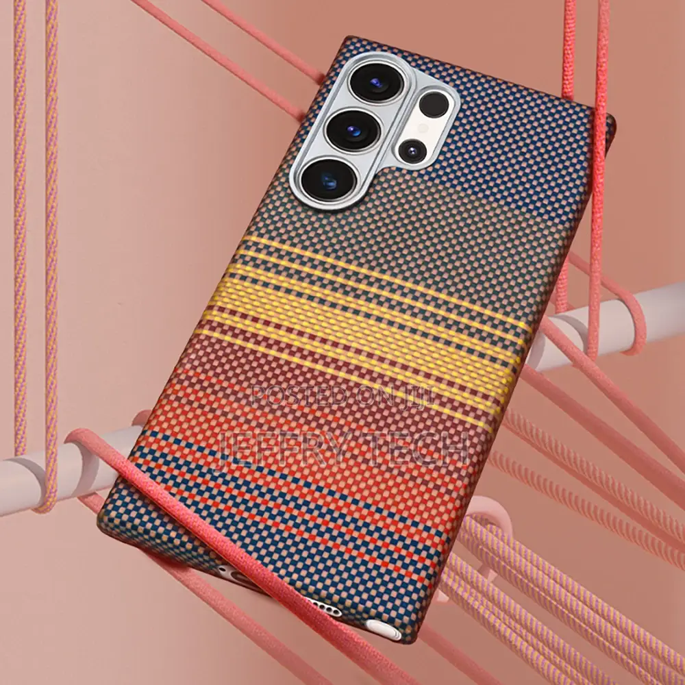 Colorful Carbon Fiber Case for Samsung Galaxy S24 Ultra