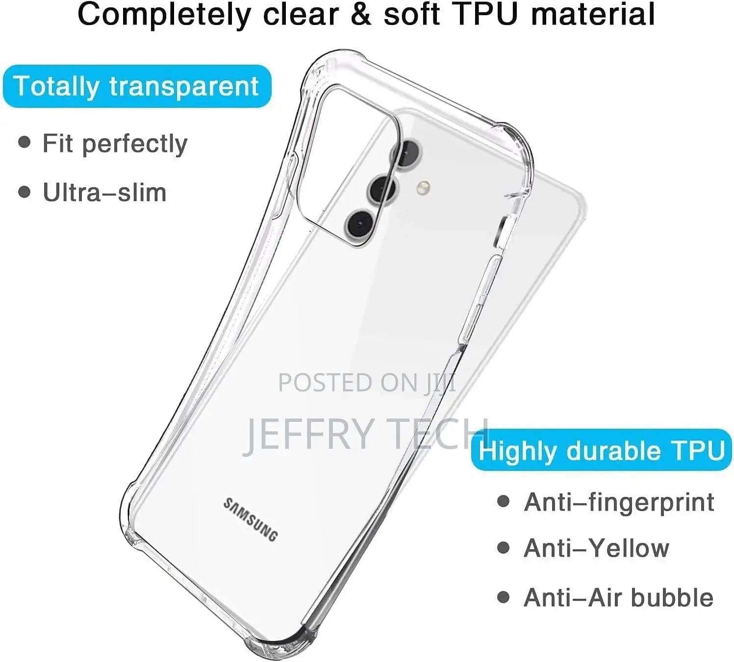TECHNOLOGY Galaxy A14 Case, Samsung Galaxy A14 Clear Case Wi