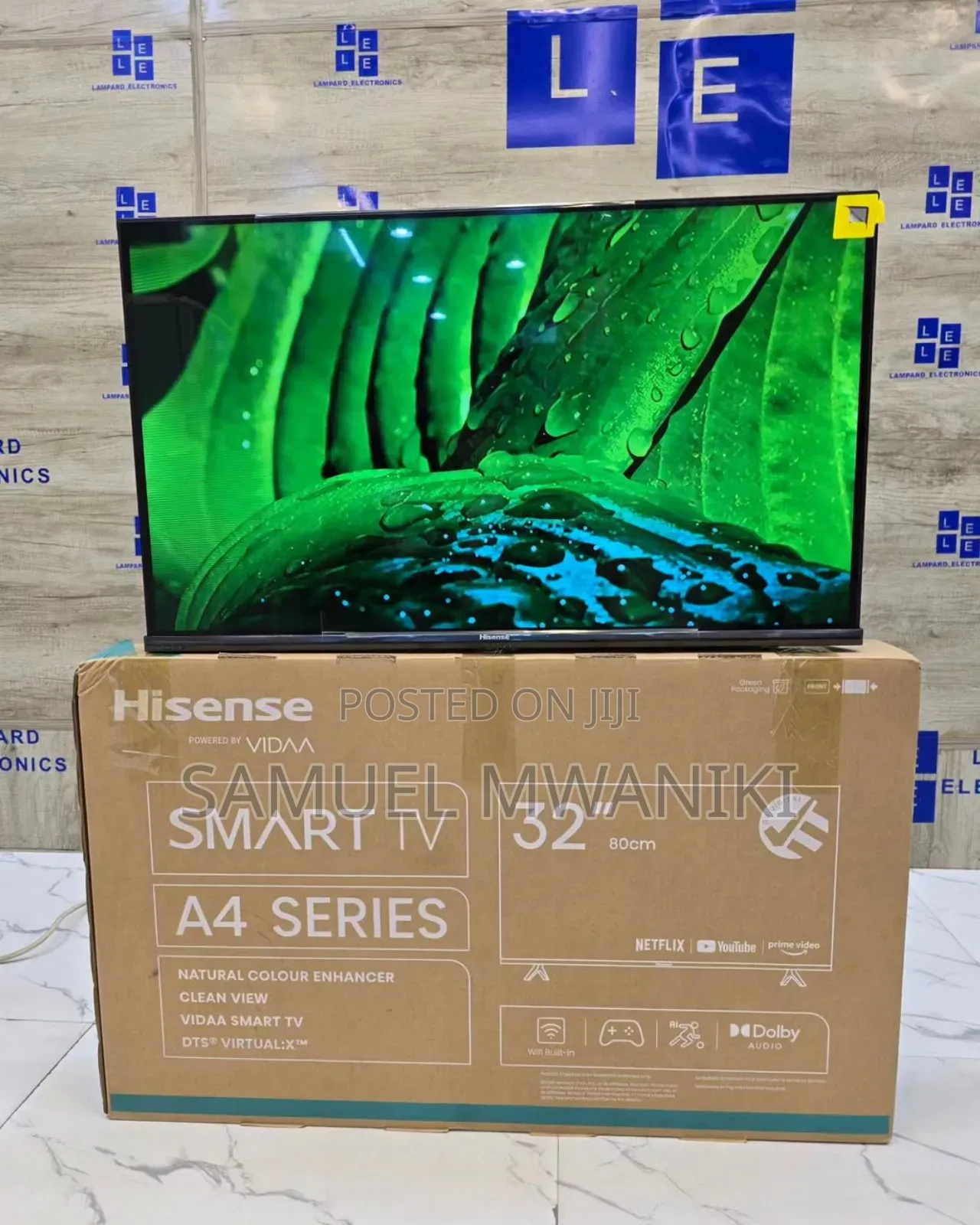 Hisense 32" Smart Tv Ai A4 Series FHD With Netflix, Youtube