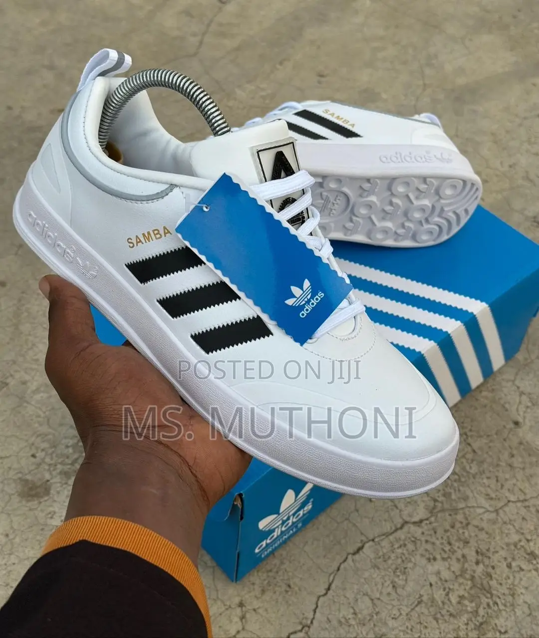 Adidas Samba Vegan Shoes Black /White 40-45