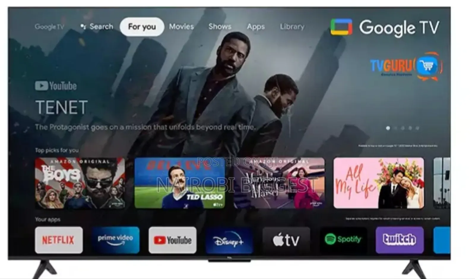 Tcl 50" Inches 4k Uhd Frameless Television