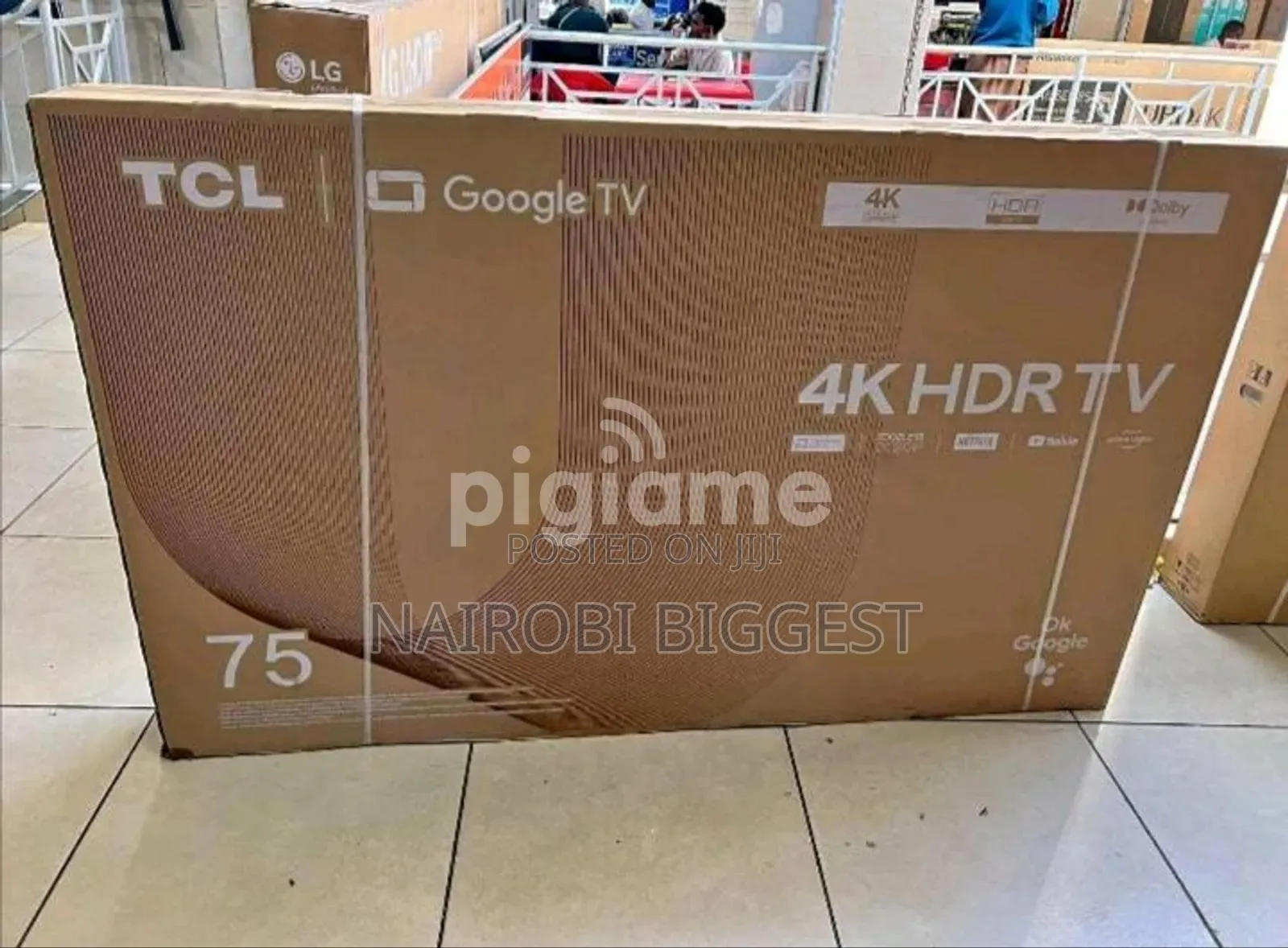 Tcl 75" Frameless 4khdrt Google Tv