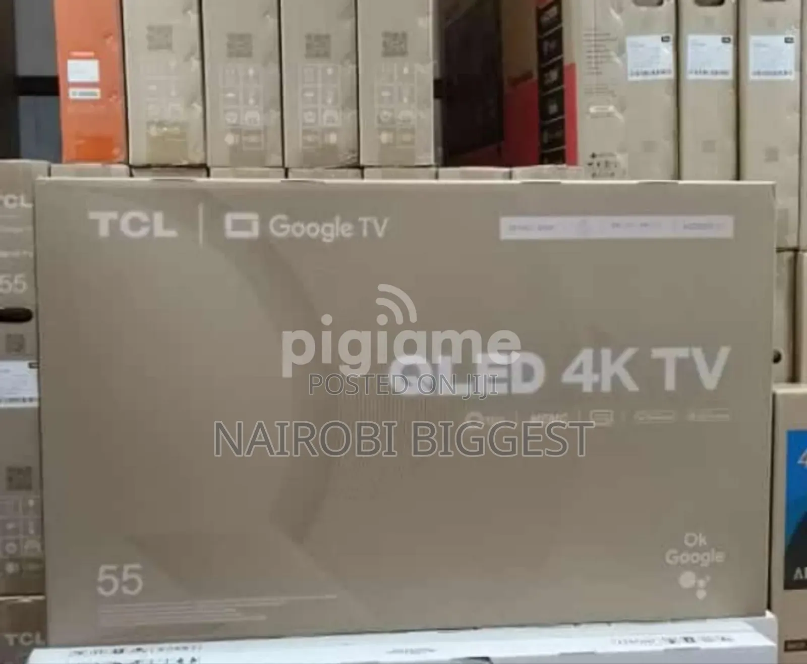 Tcl Qled 55" Google Frameless Television