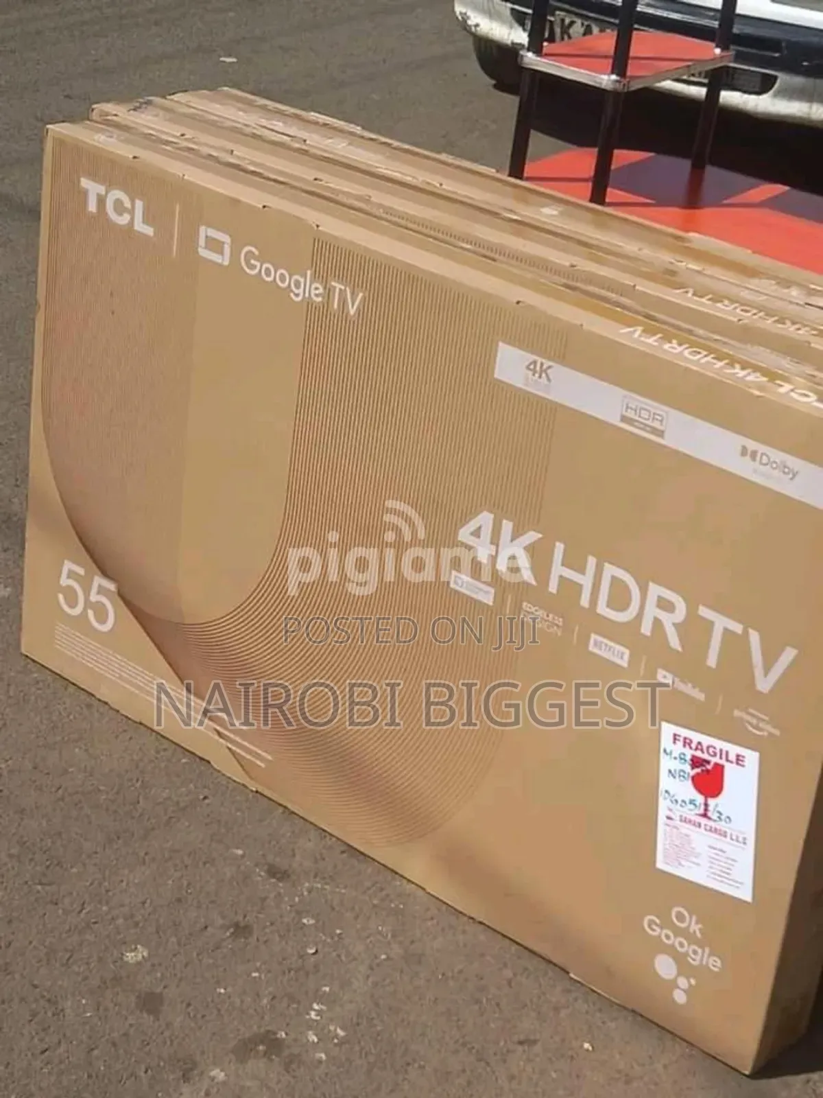 Tcl Qled 55" Google Frameless Television