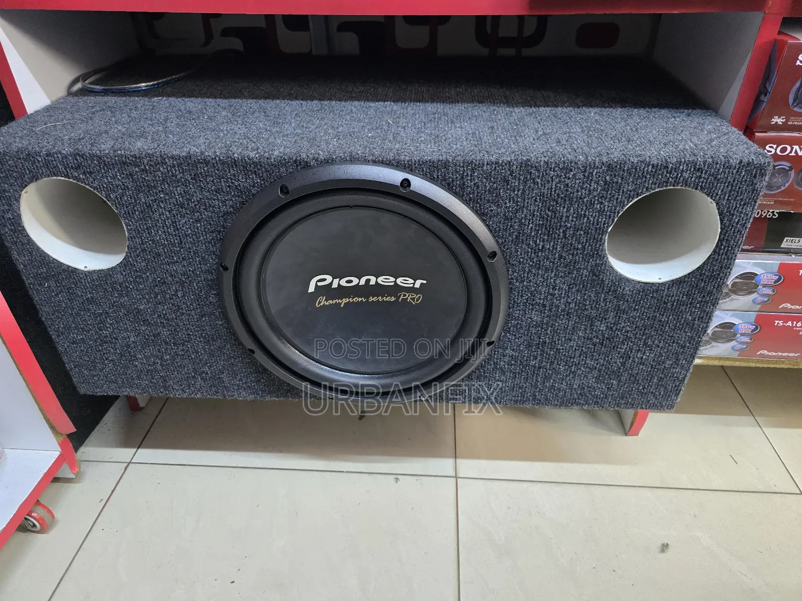 Pioneer 2400watt Bass Subwoofer With Double Breather Cabinet