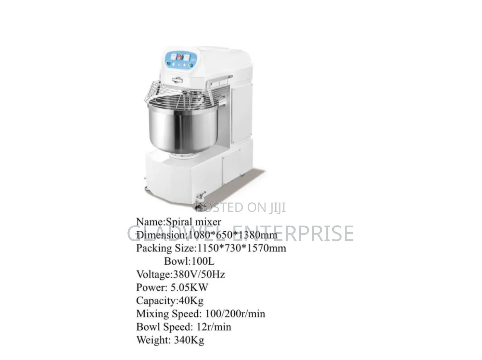 Spiral Mixer Machine