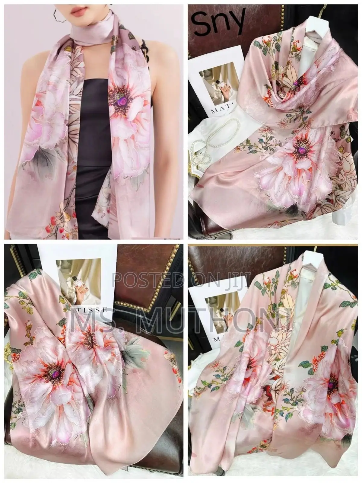 Ladies Long Large 180*90CM for Luxury Designer Silk Shawl
