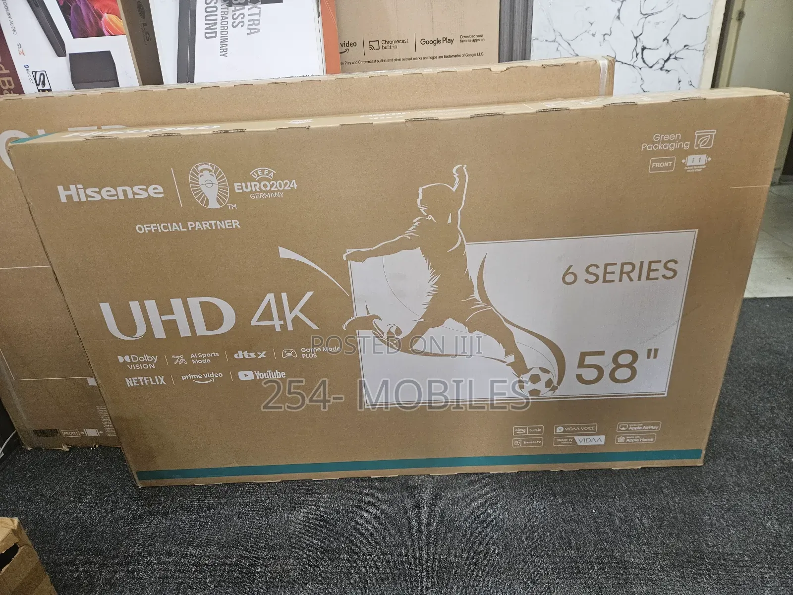 Hisense 58′′ 58a6n (New 2024) Vidaa Smart Uhd Tv