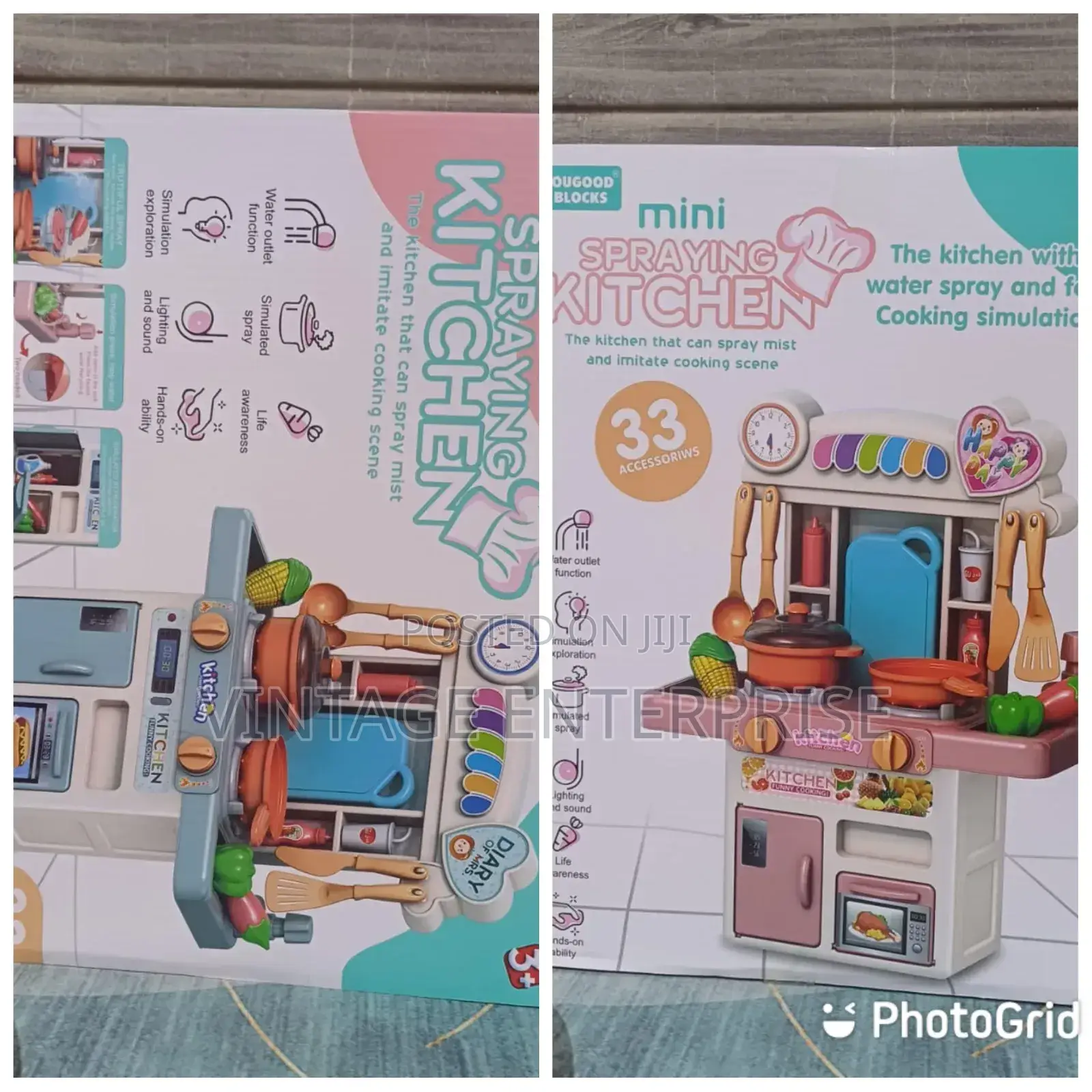 33pcs Kids Kitchen Set
