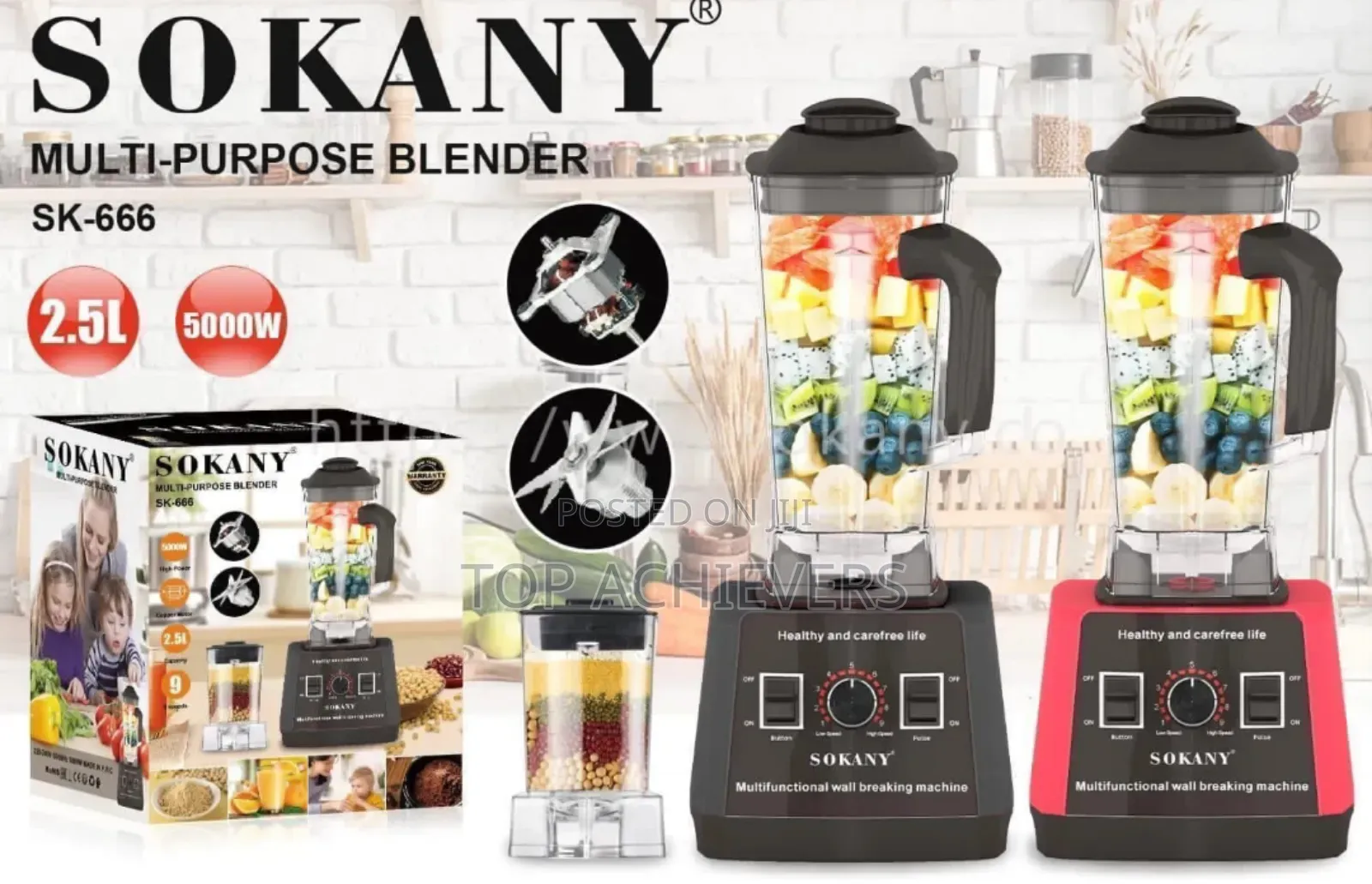 Quality Commercial Blender (Sokany)