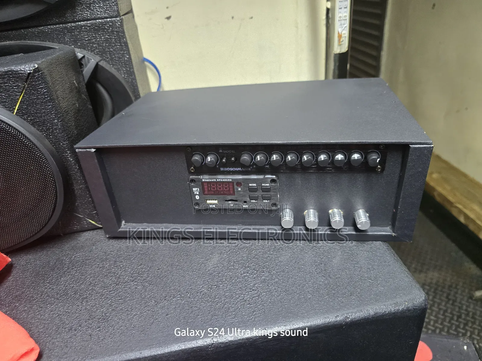 Homemade Jua Kali Amplifier With Toraidal Transformer.