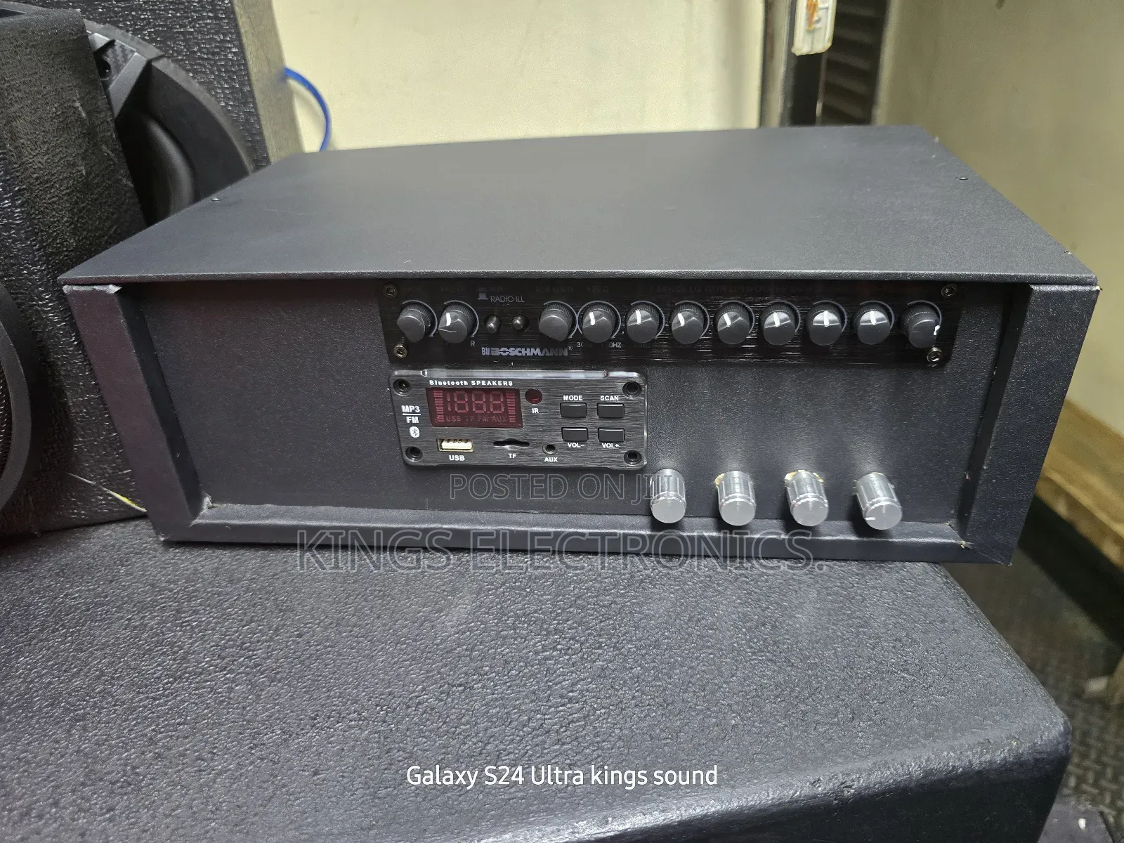 Homemade Jua Kali Amplifier With Toraidal Transformer.