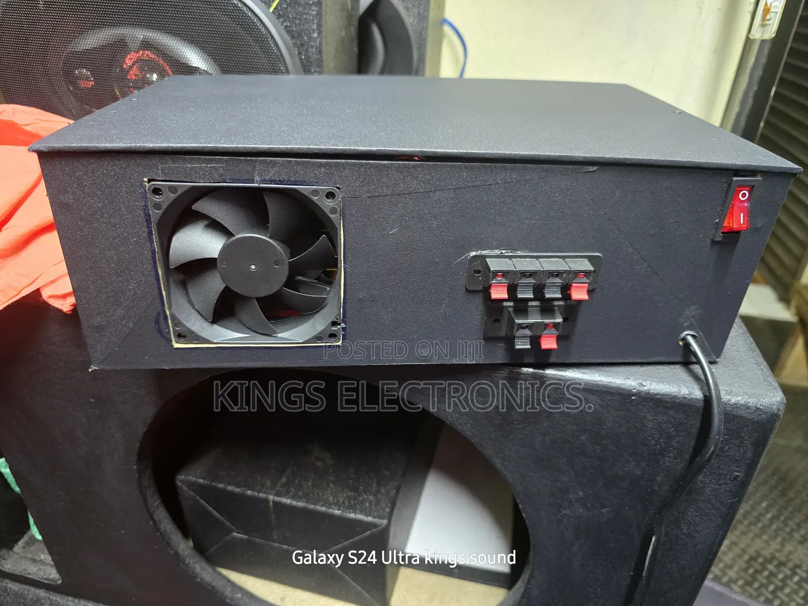 Homemade Jua Kali Amplifier With Toraidal Transformer.