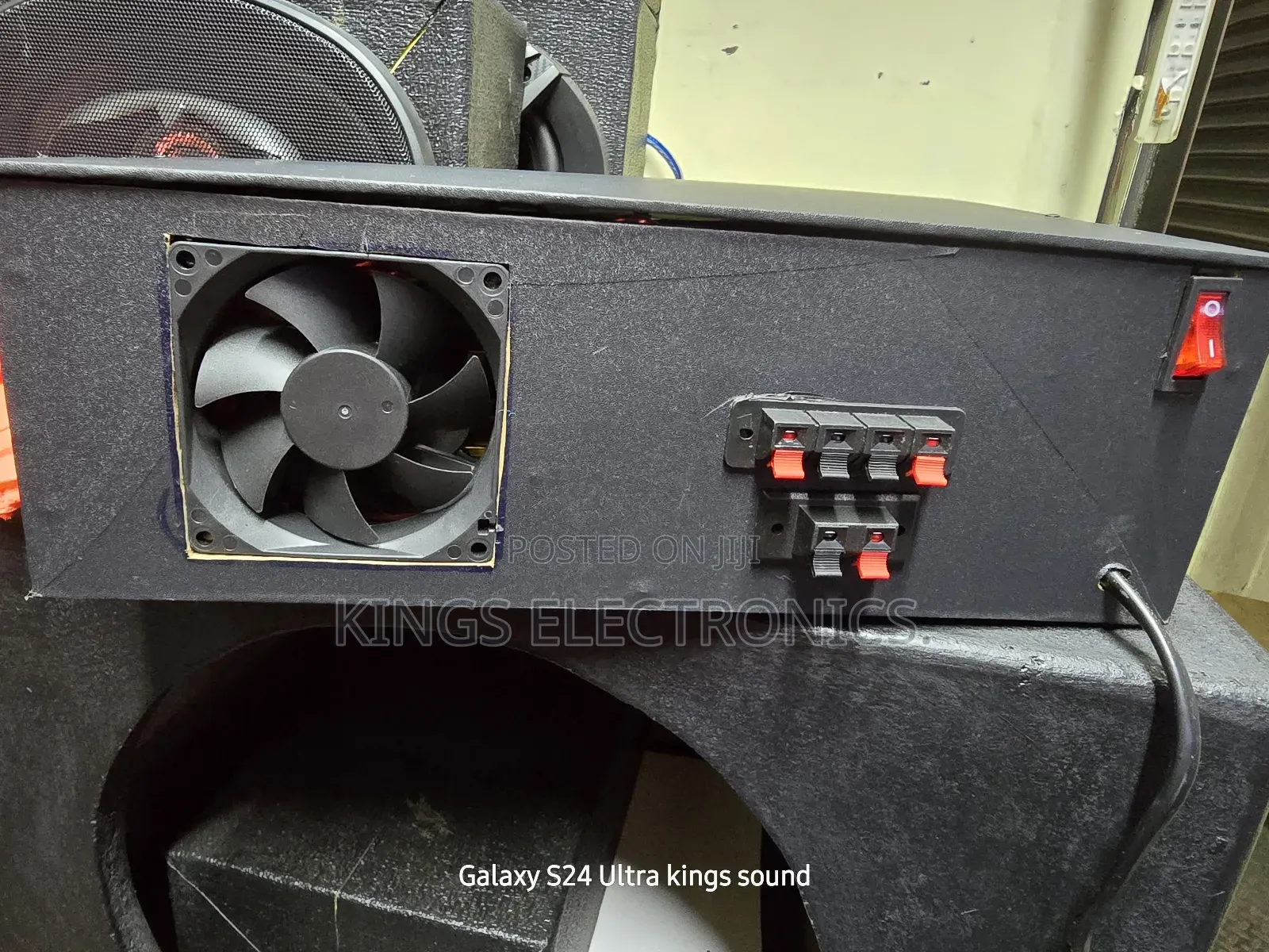 Homemade Jua Kali Amplifier With Toraidal Transformer.