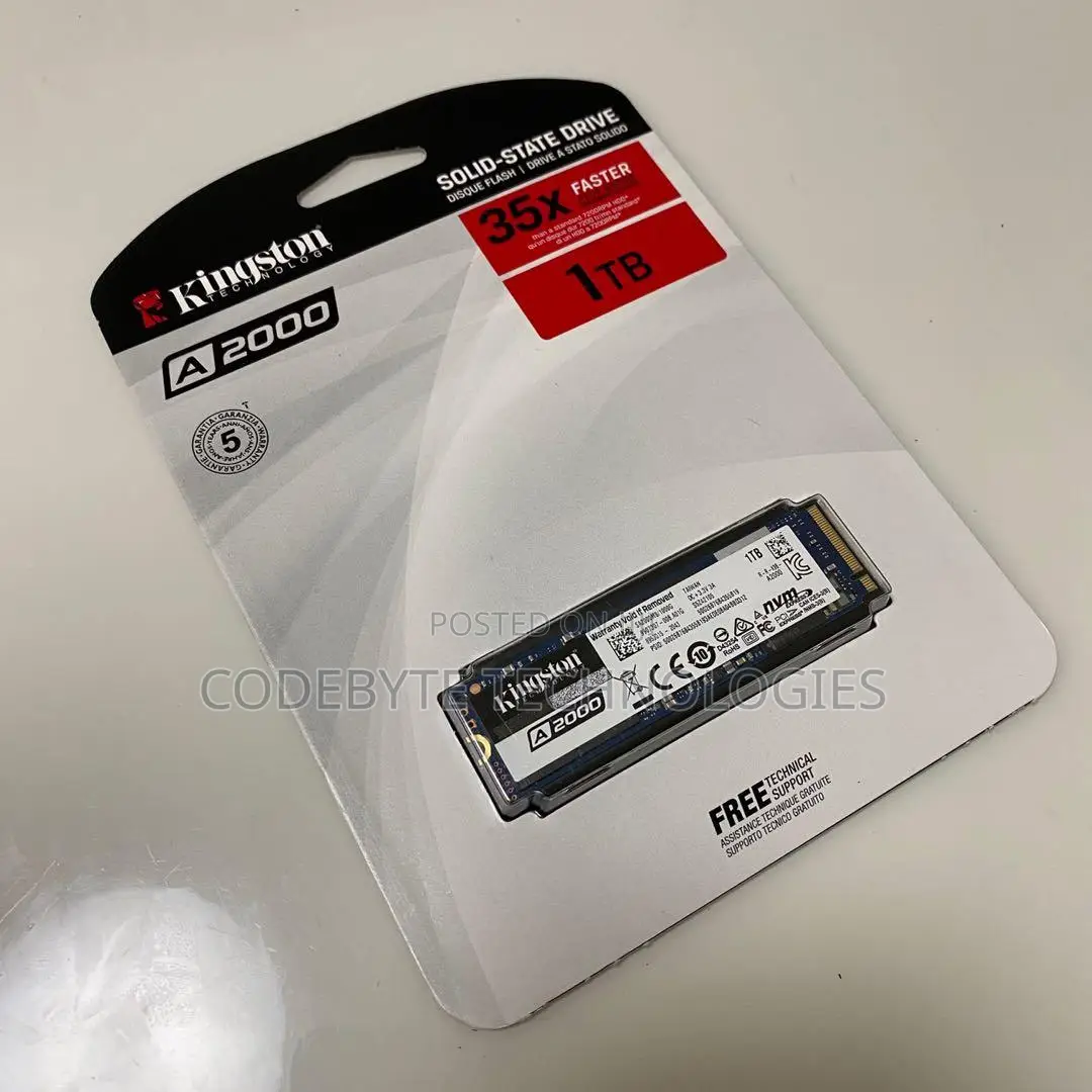 Kingston Nv1 M.2 2280 Pcie Nvme 1tb Solid State Drive 35X