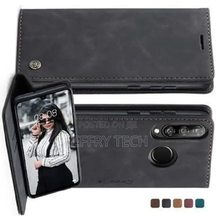 Huawei P30 Lite Caseme 013 Series Wallet Case - Black