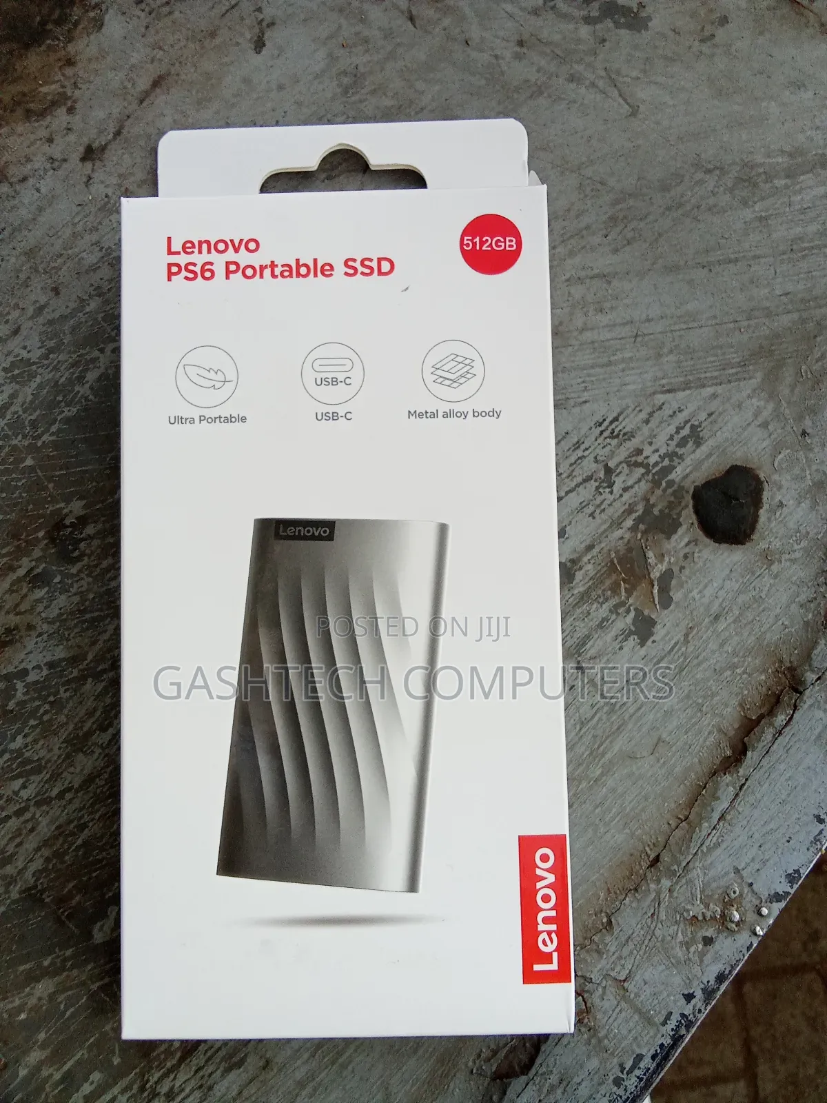 512 Gb Lenovo Ps6 Portable Ssd