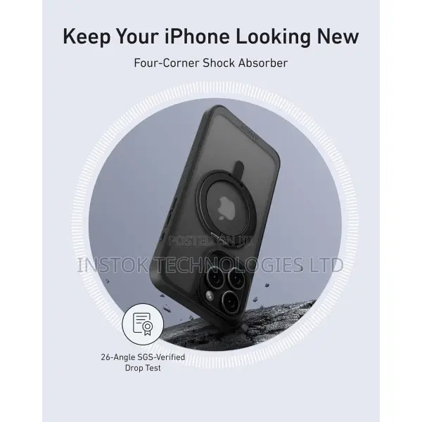 Anker Magnetic Case With 360 Stand for iPhone 16 Pro Max