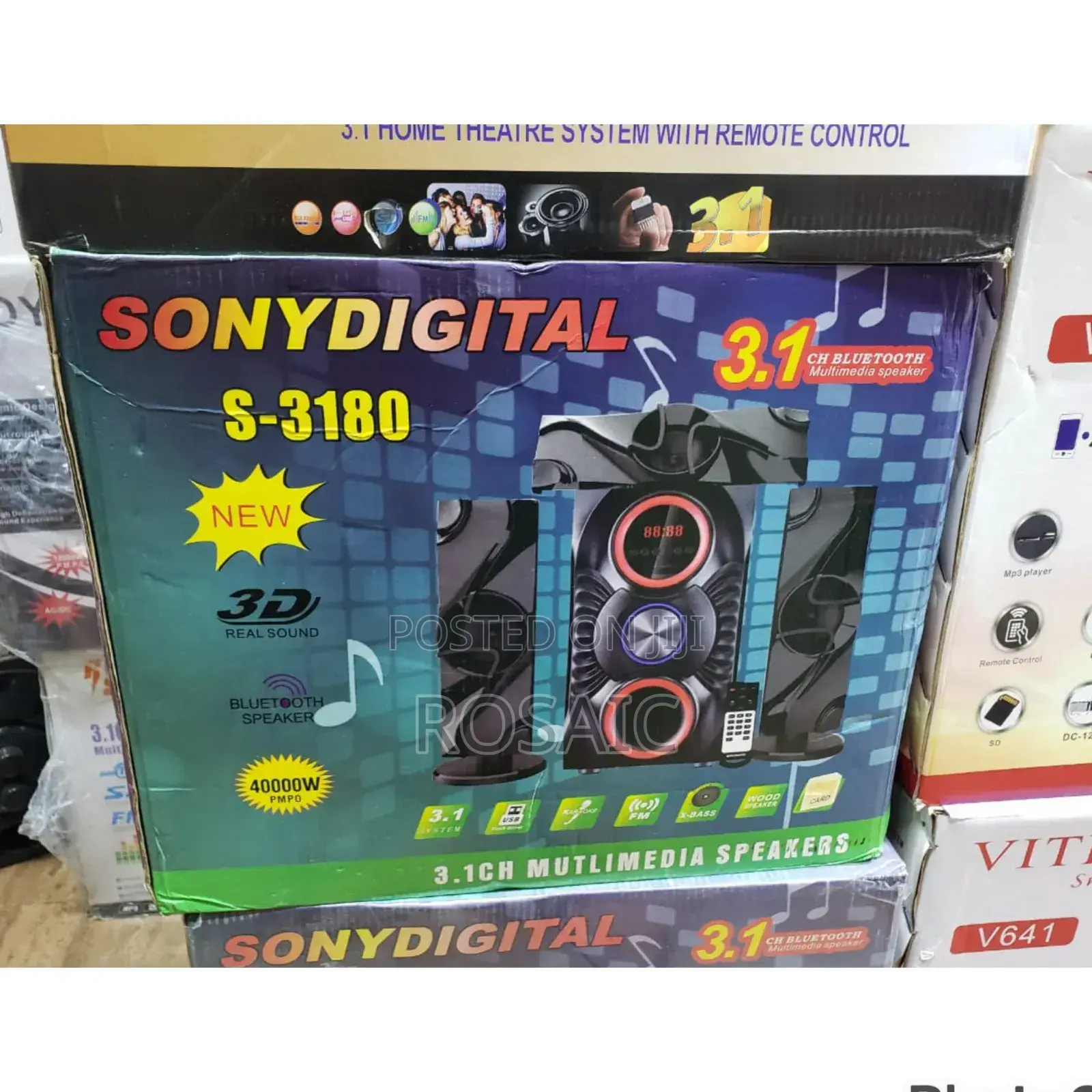 Sony Digital S-3180 3.1CH Multimedia Speaker 3.1CH