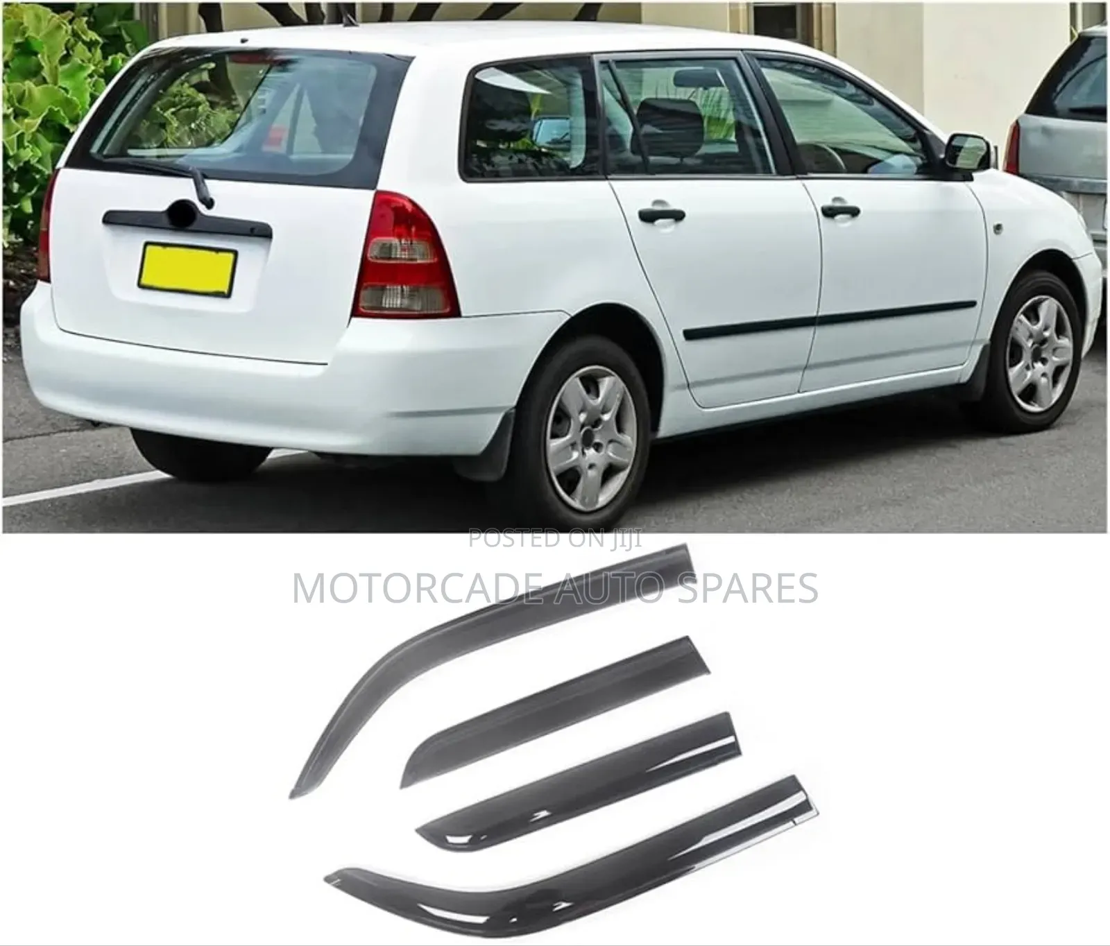 Toyota Fielder NZE Windbreakers Set