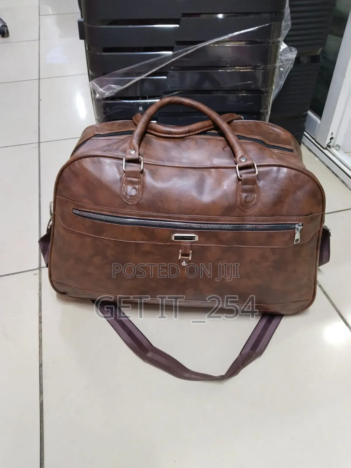 Travel Pu Leather Bag*
 *Colour: Brown