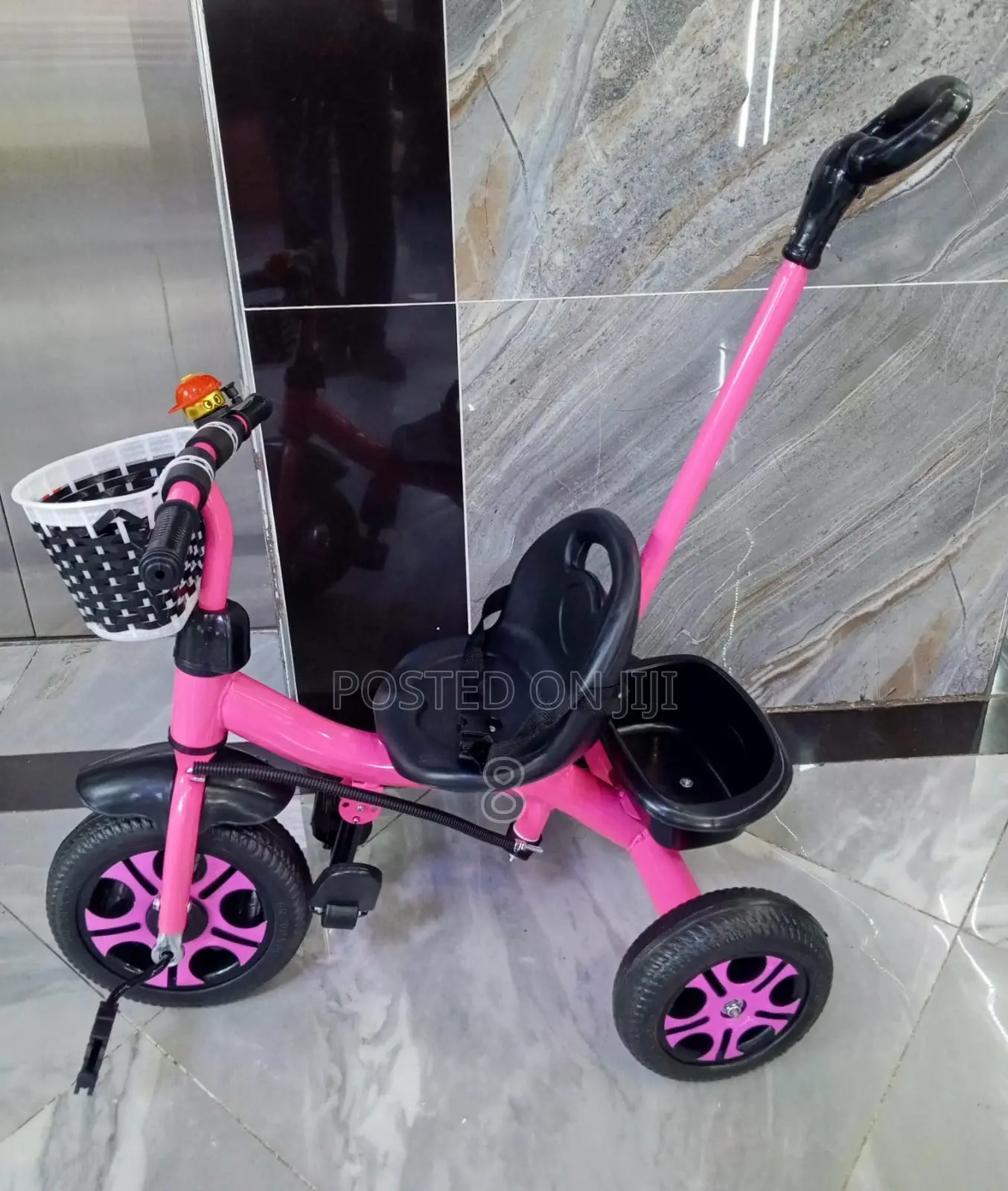 Toddler Tricycle With Parent Handle – Easy to Steer and Cont