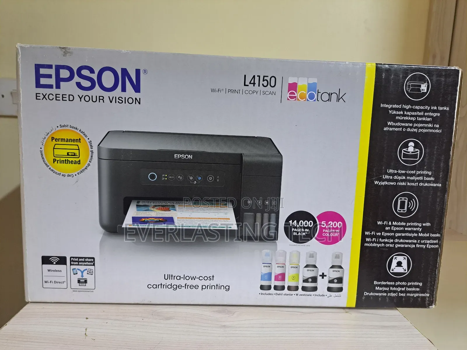 Epson Ecotank L4150 A4 Wi-Fi Duplex All-in-One Ink Printer