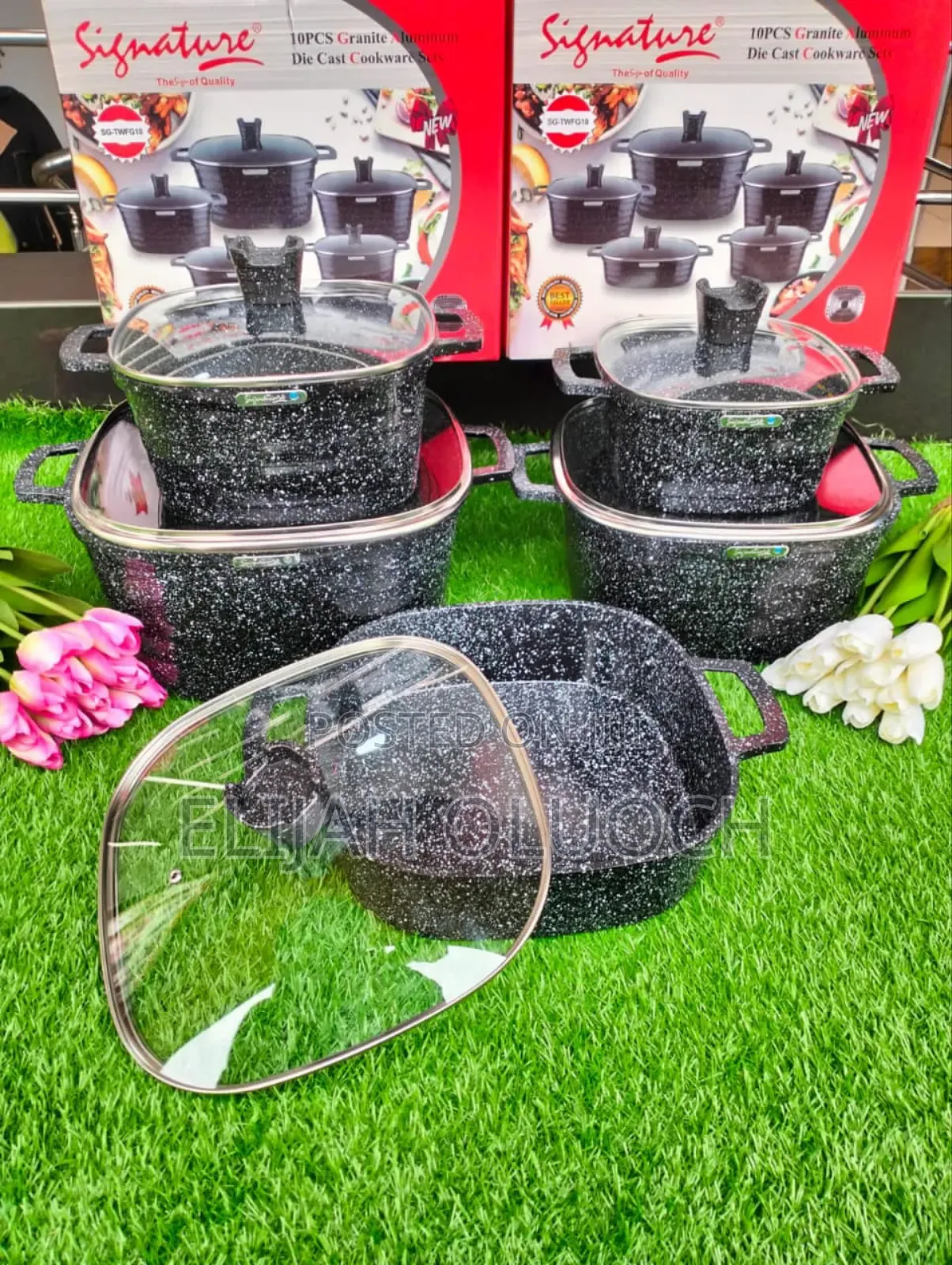 10pcs Signature Die Cast Cookware Set*