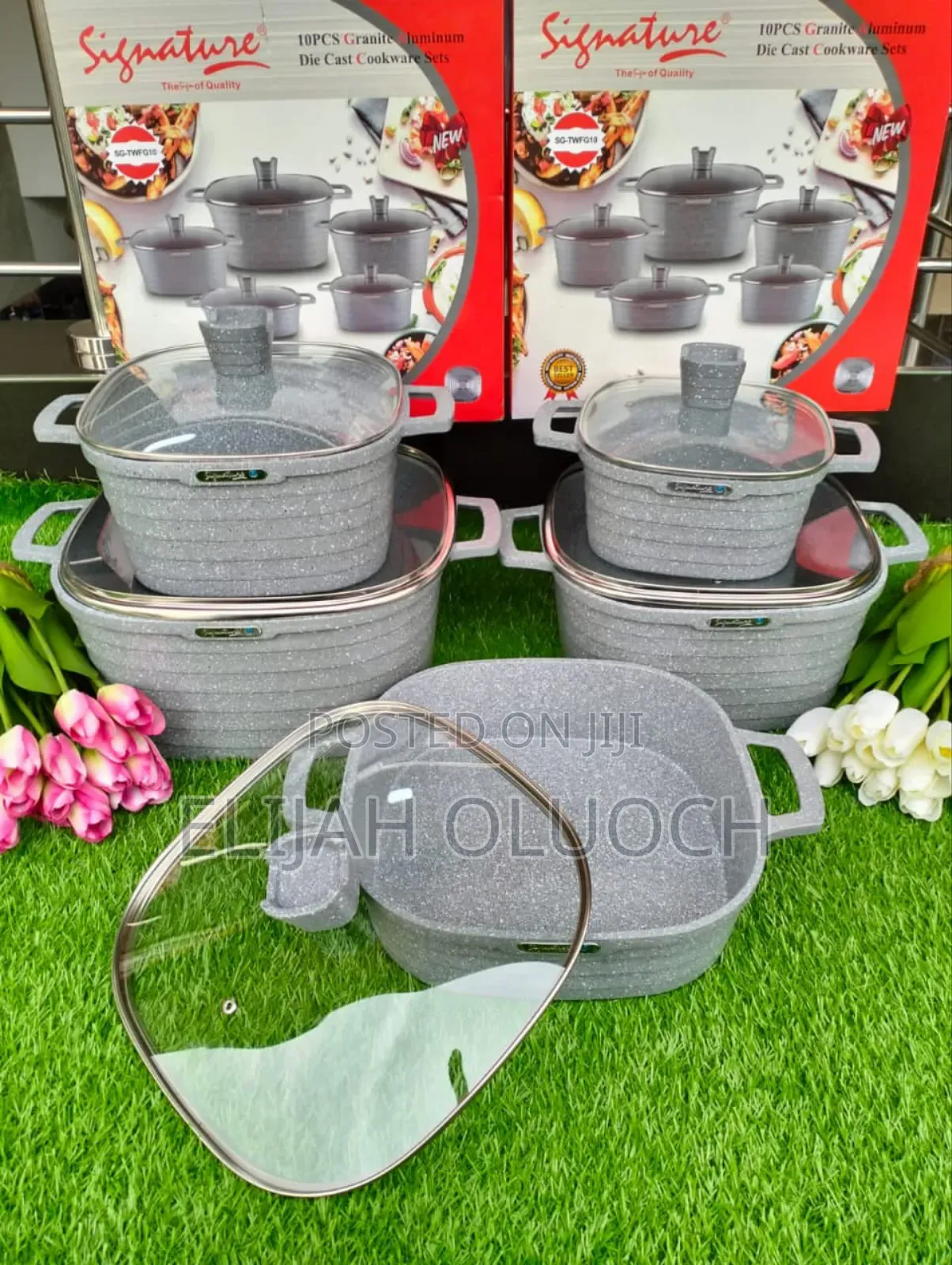 10pcs Signature Die Cast Cookware Set*