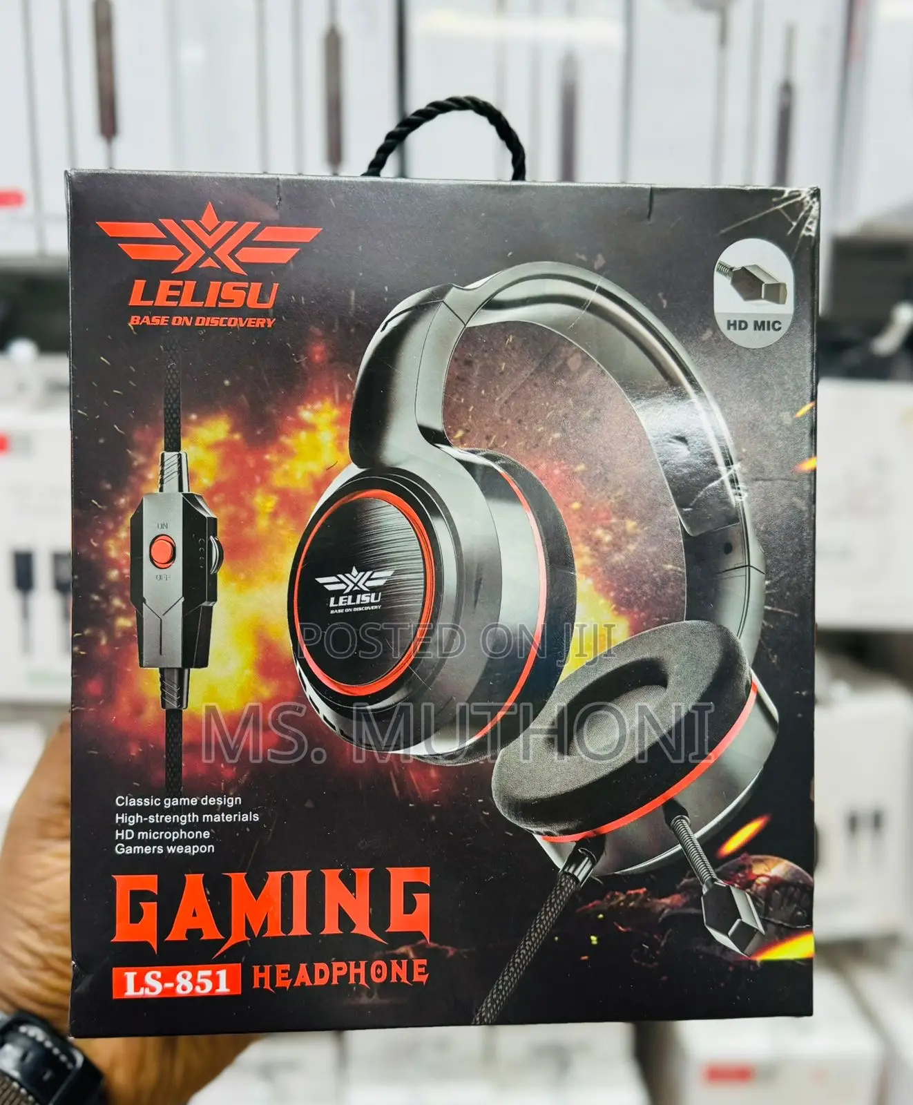 Lelisu Wired Gaming Headphones LS-851