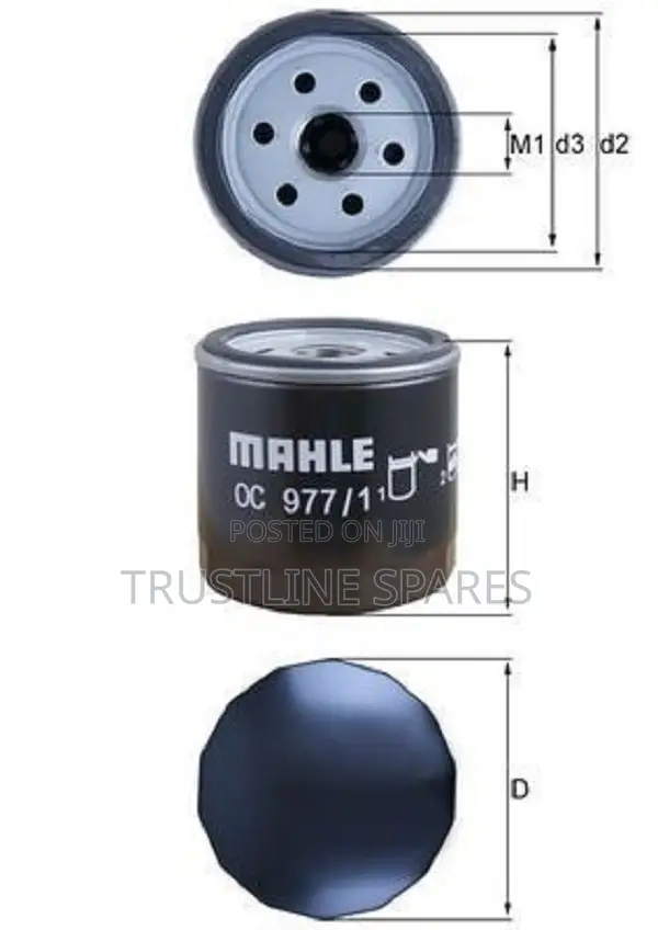 Audi A1,A3,A4,A5,A6,A7,A8,Volvo S60,V40,V60 - Oil Filter- Mh