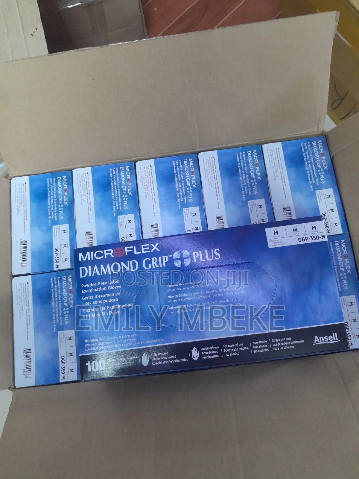 Microflex Diamond Grip Latex Powder Free