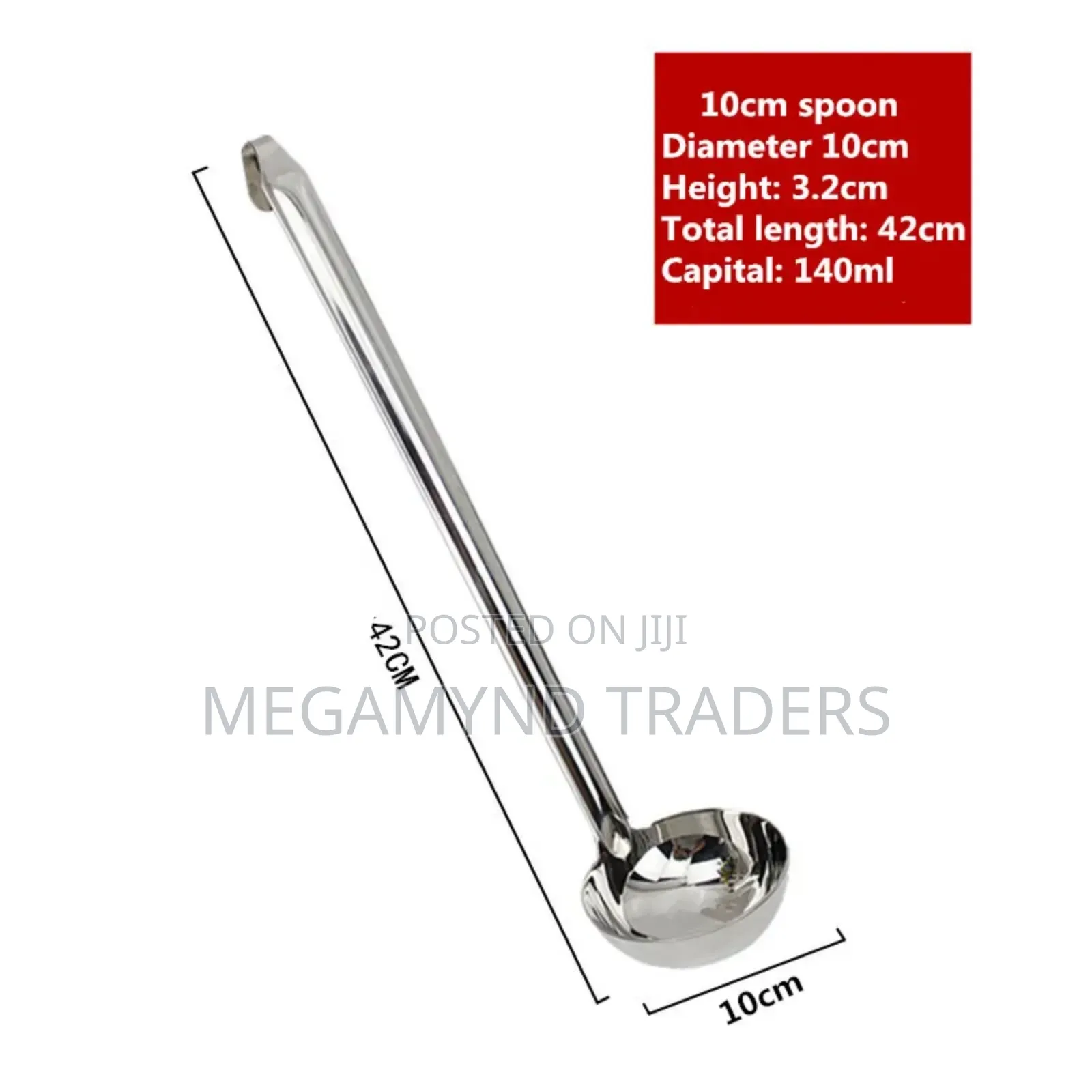 Stainless Steel Long Laddle Serving Spoon/Soup Spoon