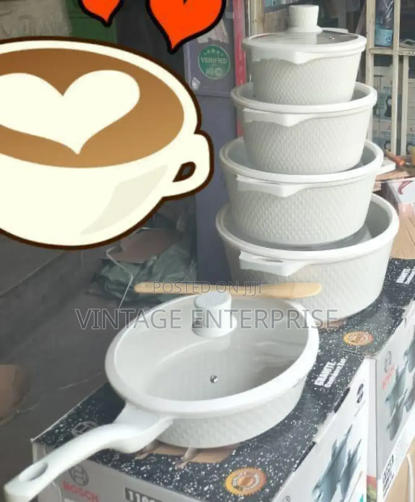 11pcs Silicon White Cookware Set