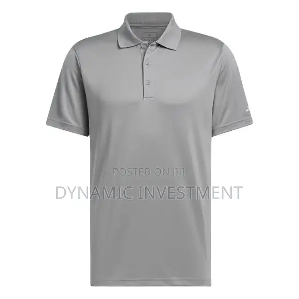 Adidas Adi Performance Heathered Golf Polo Shirt