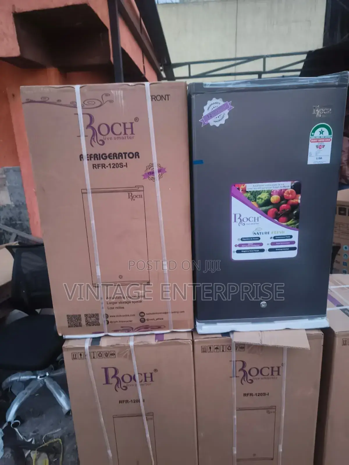 Roch Single Door Refrigerator 90L, Refrigerator
