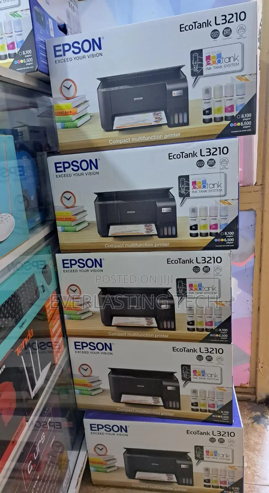 .Epson Ecotank L3210 A4 All-in-One Ink Tank Printer