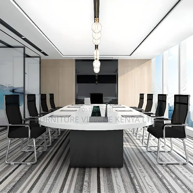 Modish Black Fabric Task Chair With Armrest