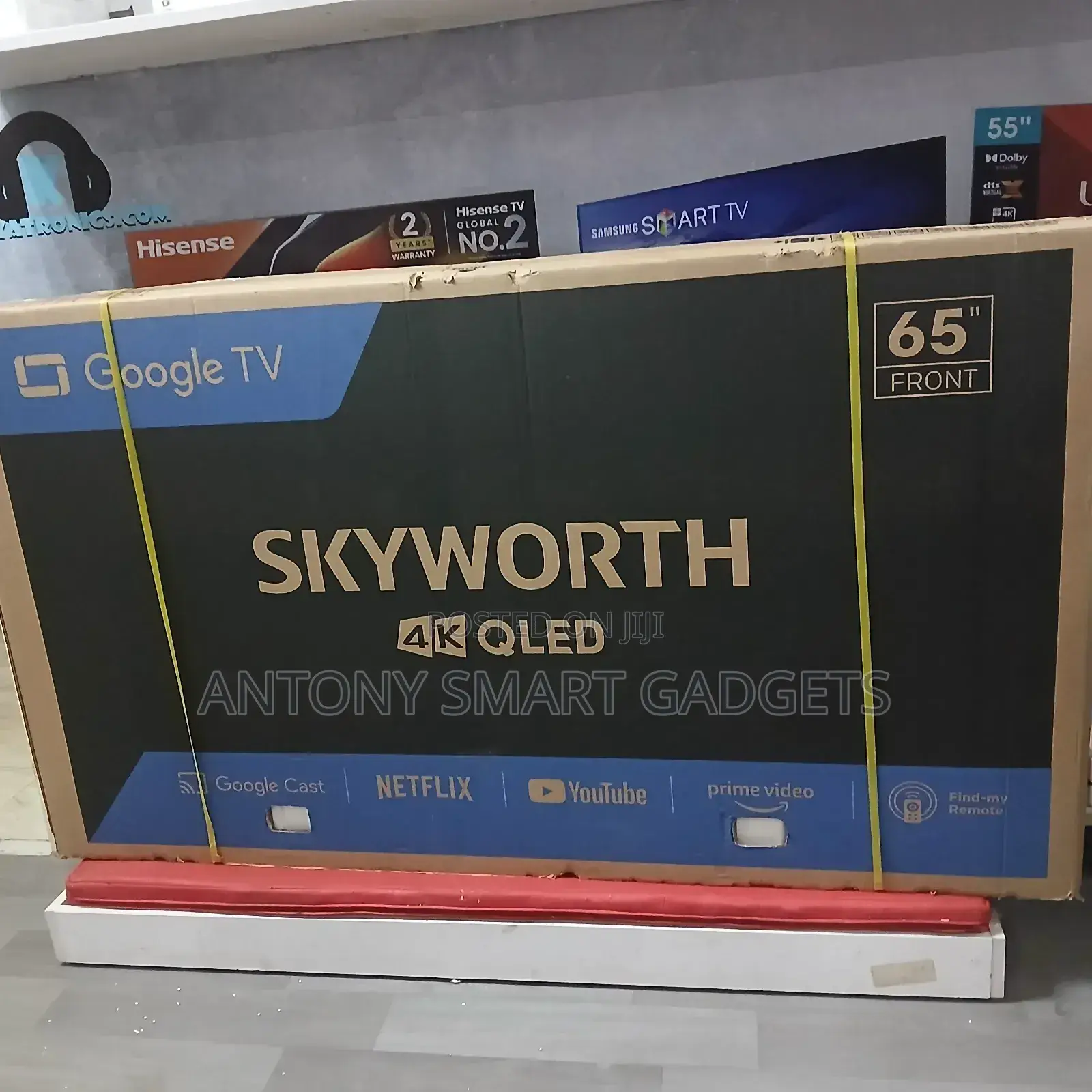 Skyworth 65′′Inches 65q6500 Qled Google Tv Hdr10+ Dolby Vi