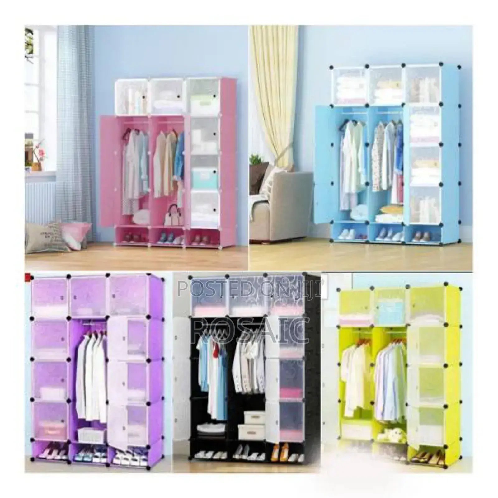 3 Column Plastic Wardrobe , Plastic Wardrobe
