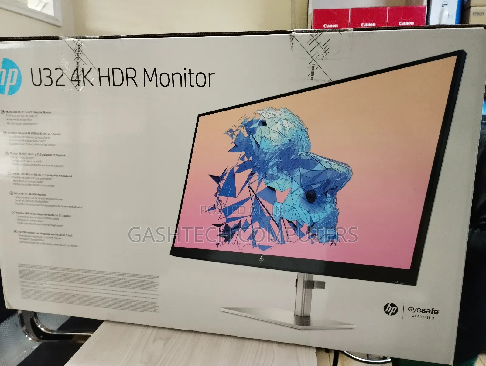 HP U32 Hdr Display Monitor