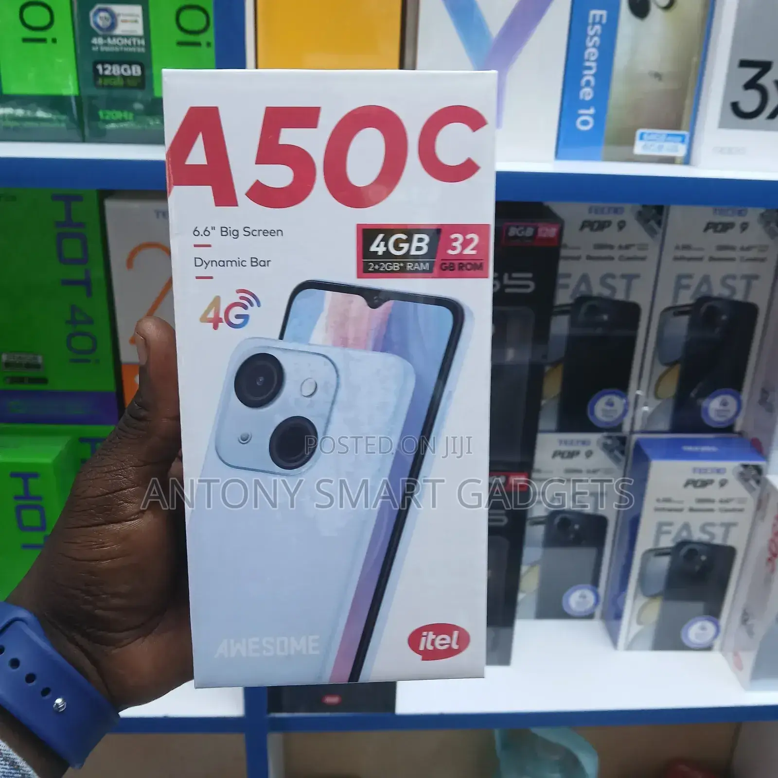 New Itel A50C 32 GB Blue