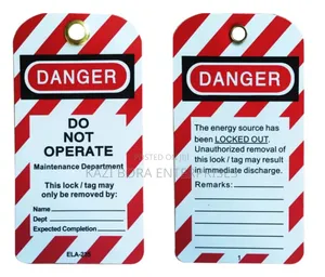 Safety Loto Tags
