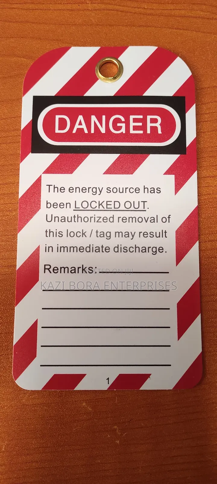 Safety Loto Tags