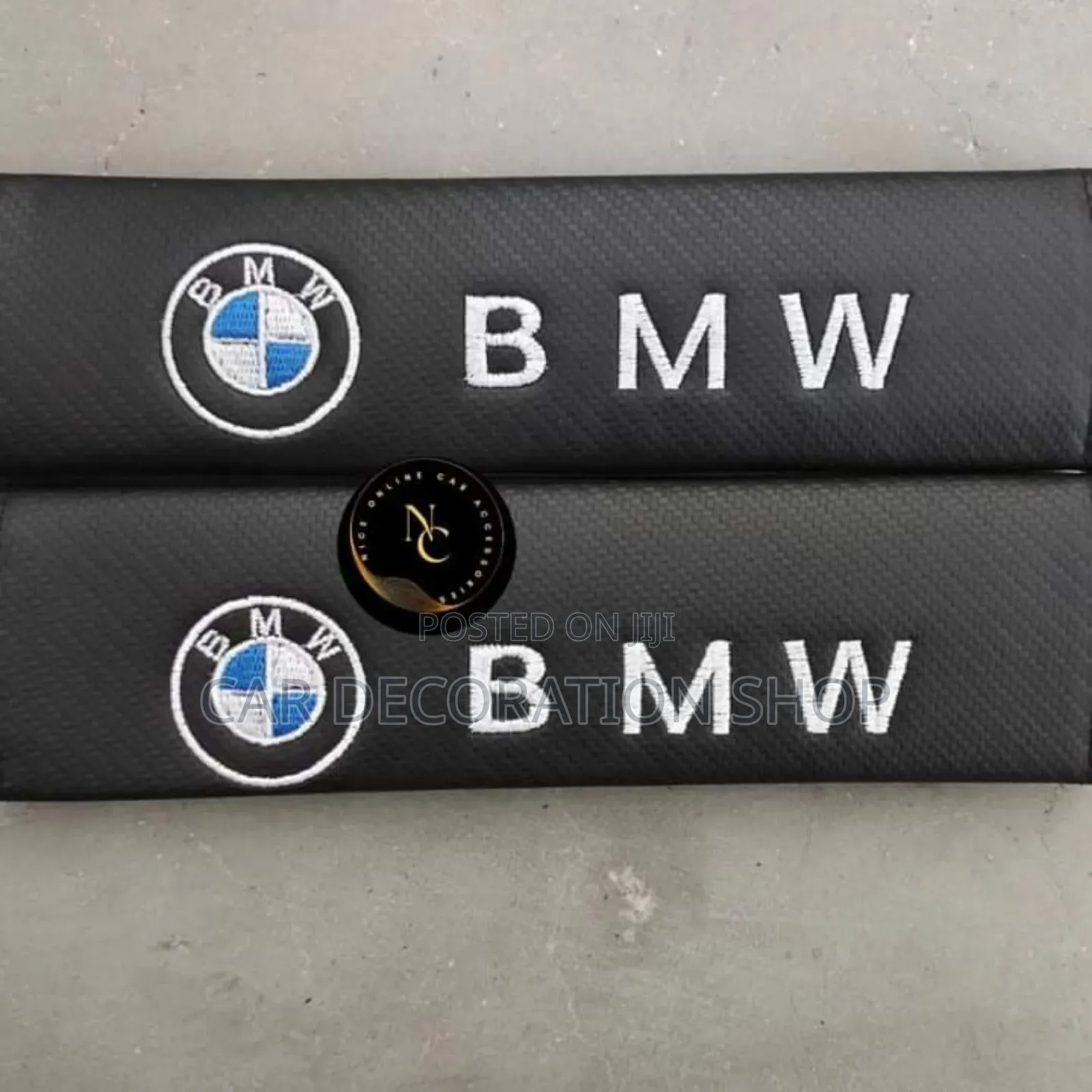 BMW 2pc Car Seat Belt Cover Pads
