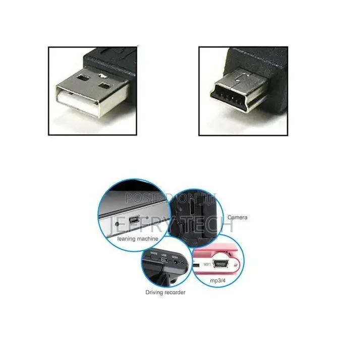 Pack 2 Mini USB V3 Cable