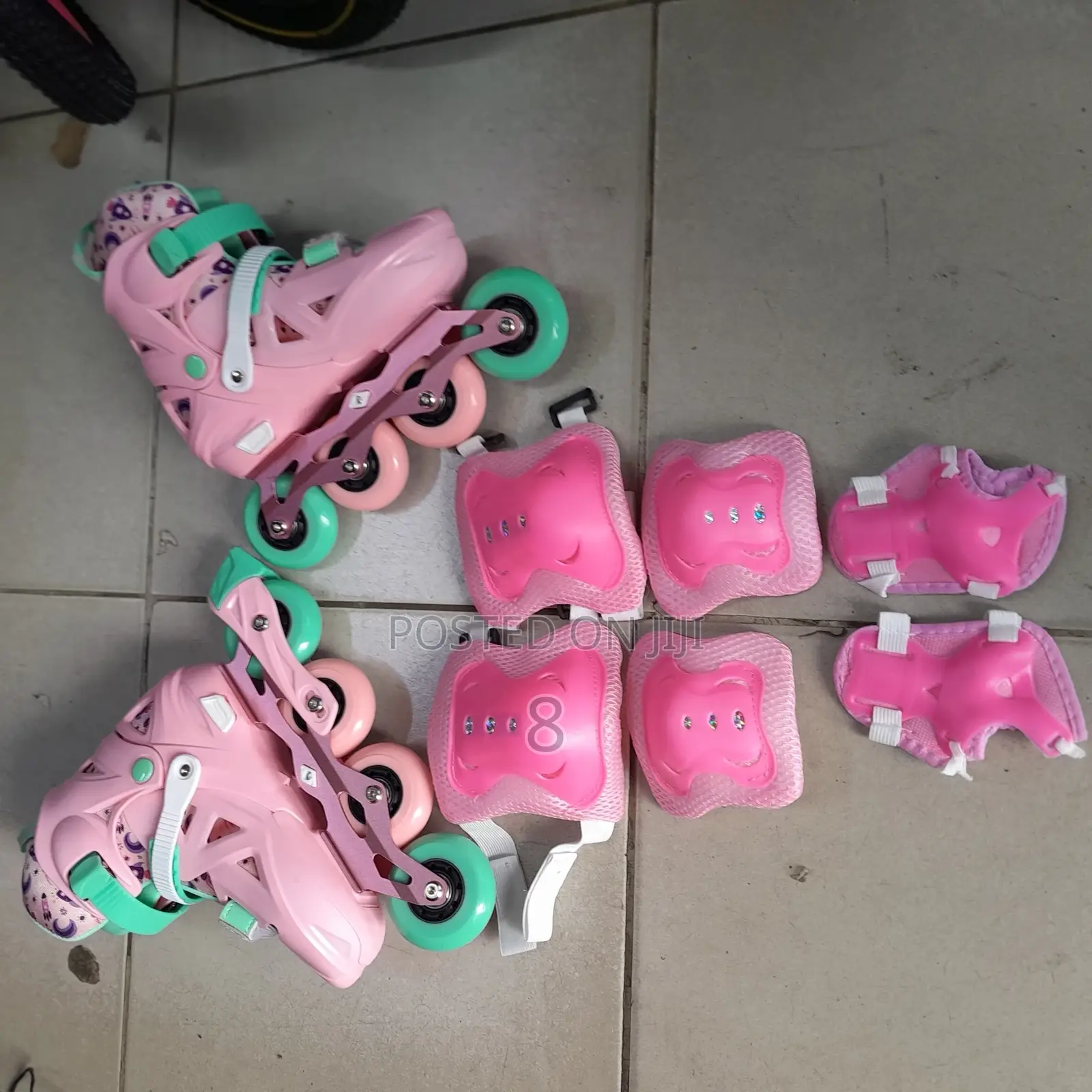 Ultimate Rubber Wheel Inline Skate Shoes Set – Ideal for Beg