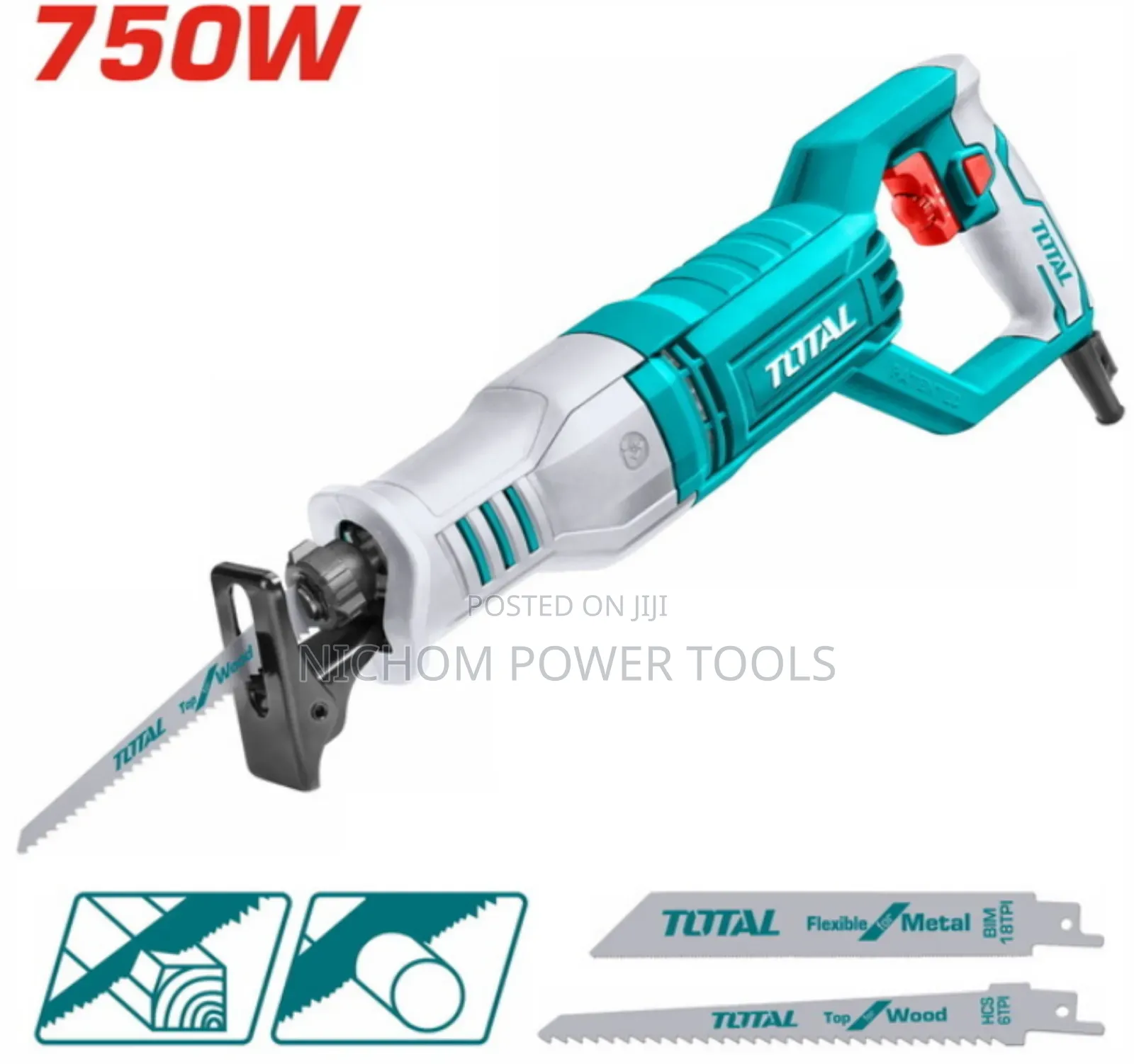 Total 750watts Reciprocating Saw