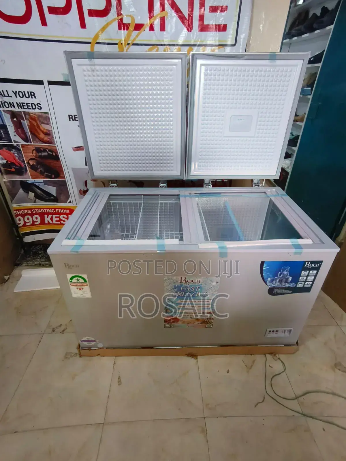 345 Litres Double Door RCF-450g Roch Deep Freezer